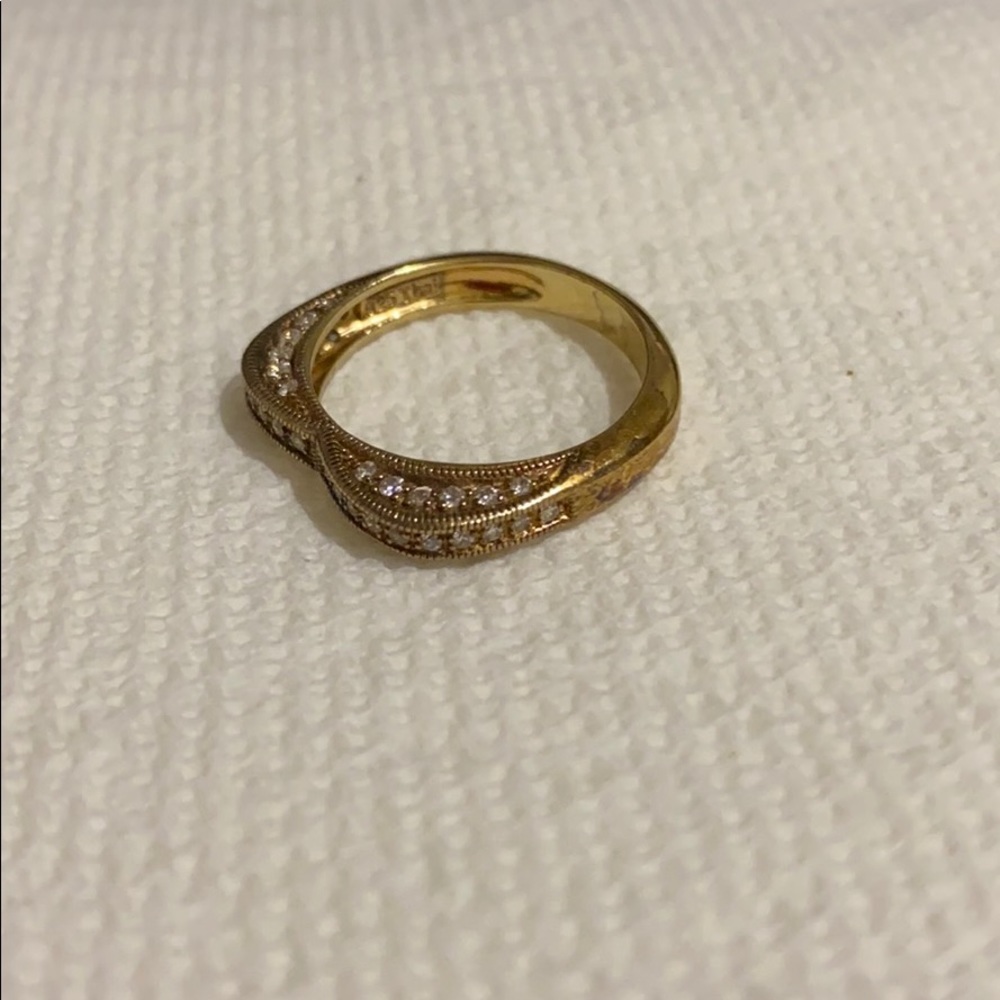 Sterling silver CZ stone ring